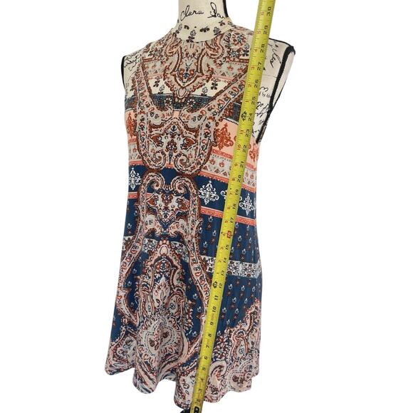 O’Neill Mini Dress Lennon Sleeveless paisley Sz S Boho cottage core - Picture 8 of 14